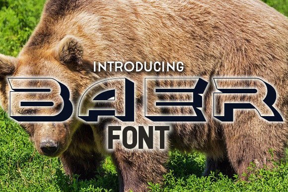 Baer: A Bold 3D Display Font for Scroll-Stopping Marketing