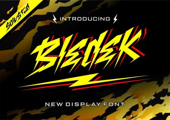 Bledek Display Font for Handmade & Printable Products