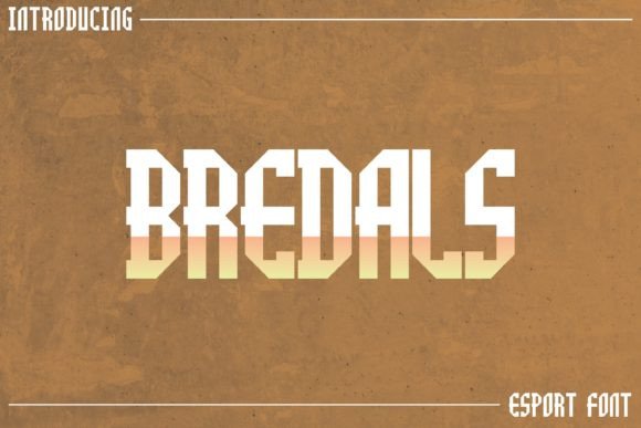 Bredals: A Fresh Display Font for Handmade Creators