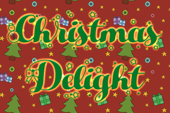 Christmas Delight: A Festive Script Font That Feels Like Home