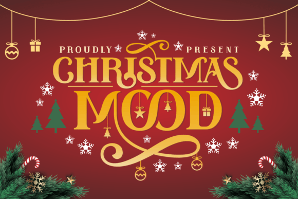 Christmas Mood: A Festive Display Font for Digital Branding