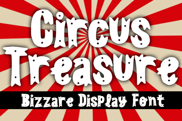 Circus Treasure: A Playful Display Font That Elevates Real Branding