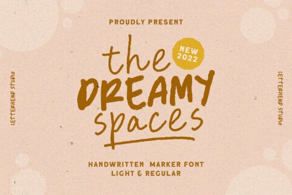 Dreamy Spaces Font: Your Go-To Display Typeface for Handmade Charm