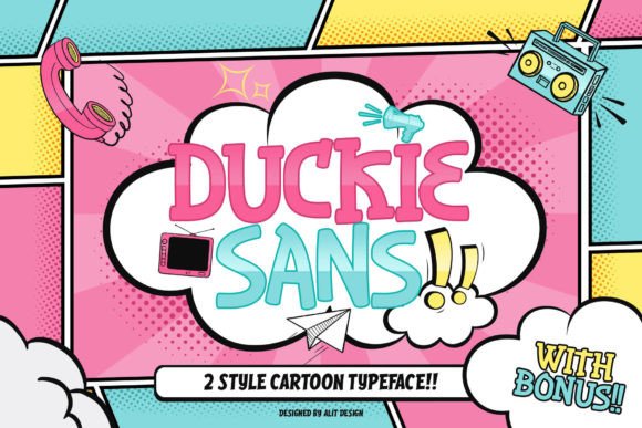 Duckie Sans: A Playful Display Font for Editorial Charm