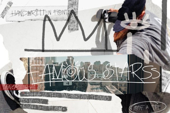 Famous Starss: A Playful Display Font for Editorial Charm