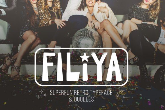 Filiya: A Funky 70s-Inspired Handwritten Display Font