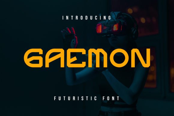 Gaemon: A Futuristic Display Font That Elevates Handmade Design
