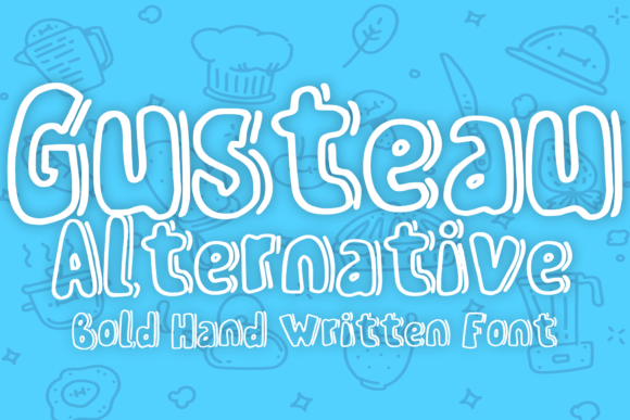 Gusteau Alternative: A Playful Display Font for Editorial Warmth