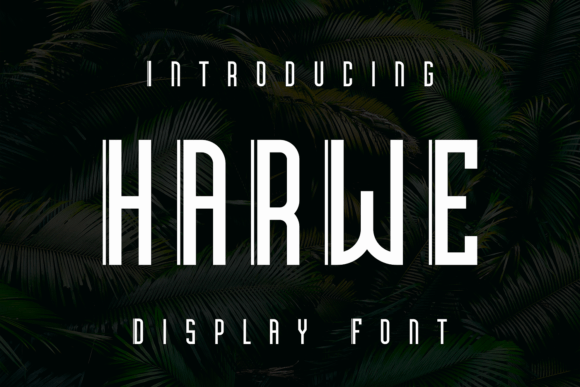 Harwe: A Modern Display Font for Digital Brand Clarity