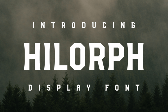 Hilorph: A Modern Display Font for Small Business Branding