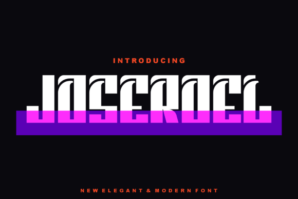 Joseroel: A Display Font That Feels Like Handmade Magic
