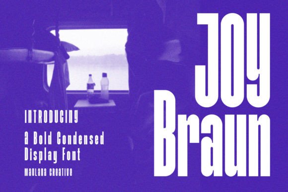 Joy Braun: A Modern Display Font for Thoughtful Editorial Design