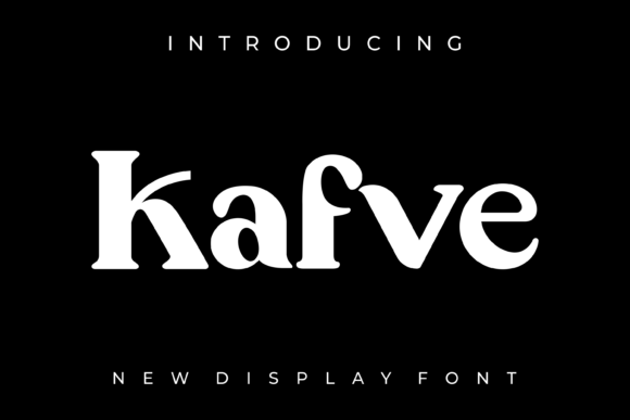 Kafve: A Display Font That Anchors Editorial Mood