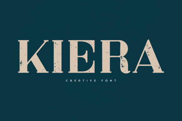 Kiera: A Display Font That Elevates Handmade Typography