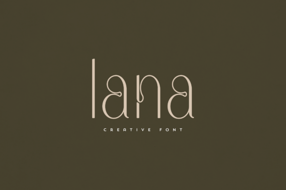 Lana: An Elegant Display Font for Thoughtful Branding