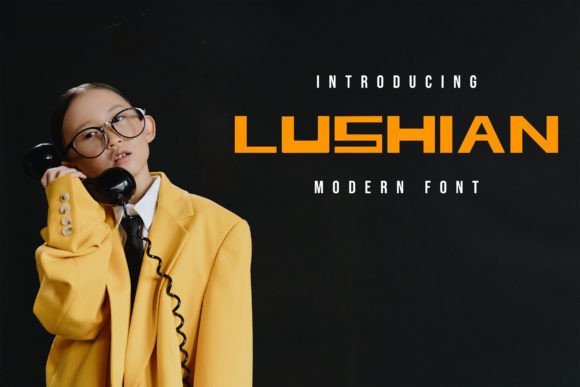 Lushian Display Font for Small Business Branding