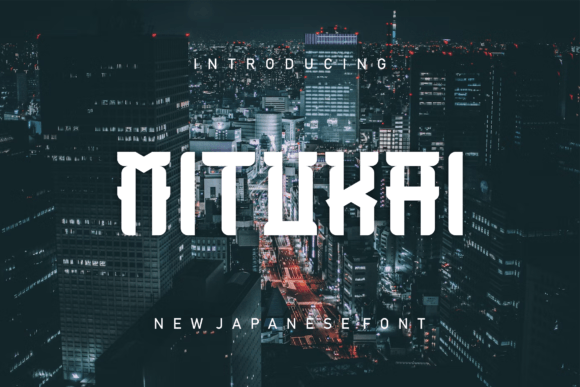 Mitukai: A Japanese-Inspired Display Font for Editorial Impact