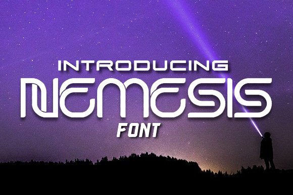 Nemesis: A Space-Inspired Display Font That Lands Right