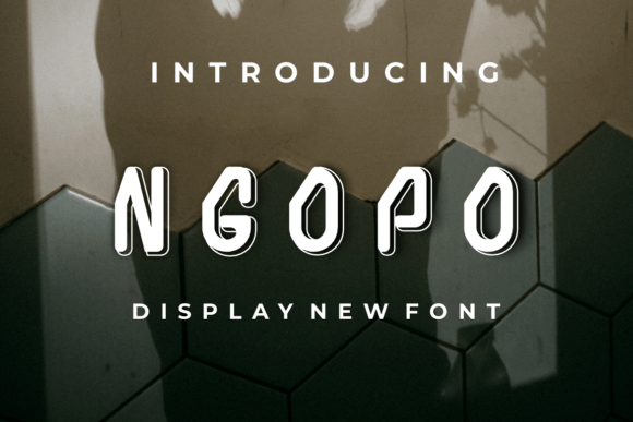 Ngopo: A Modern Display Font for Editorial Impact