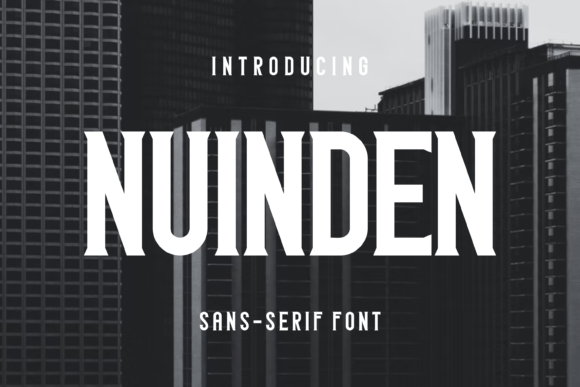 Nuinden: A Modern Display Font That Just Works