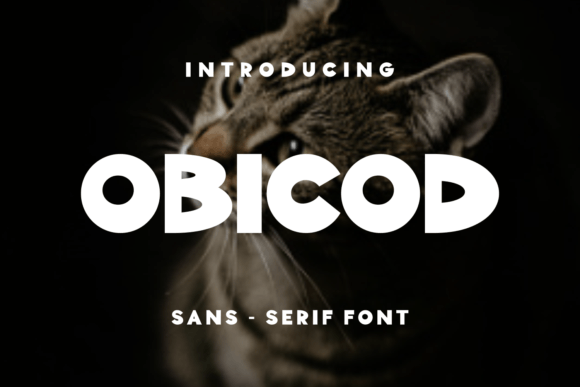 Obicod: A Display Font That Earns Its Space