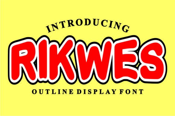 Rikwes: A Playful Display Font That Makes Your Brand Feel Like Home