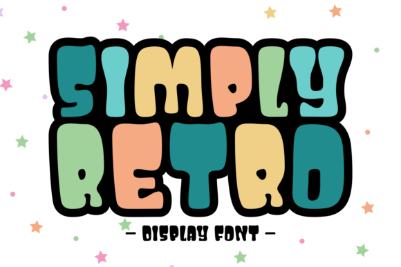Simply Retro Font: A Playful Display Typeface for Brand Personality