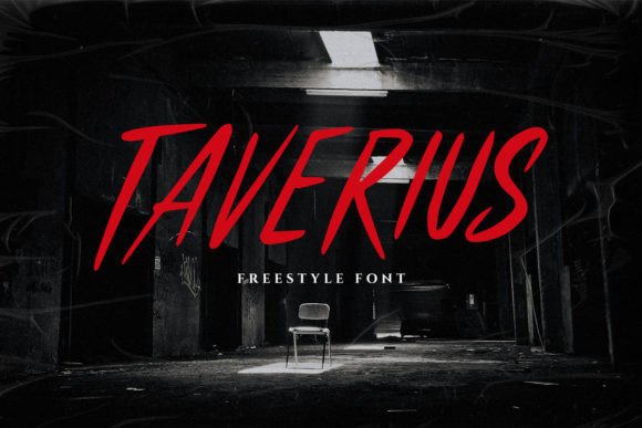 Taverius: A Confident Display Font for Modern Brand Identity
