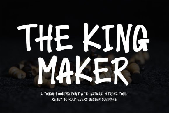 The King Maker: A Display Font That Feels Like Home